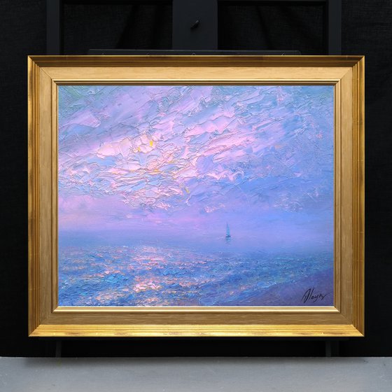 Pink sea