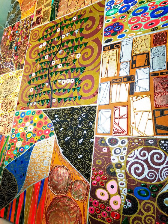 Tree of Life. Klimt abstract