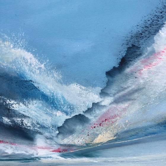 Crossing Clouds medium seascape painting