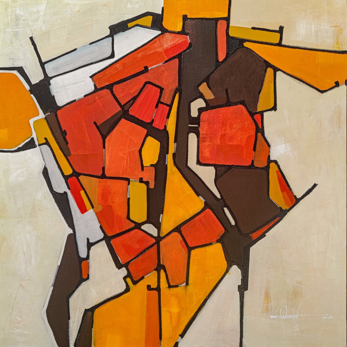 Held Within By Amrish Malvankar, 48 X 48, Artwork For Sale On Artfinder