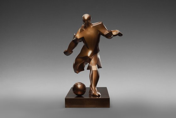 The Football Player Sculpture