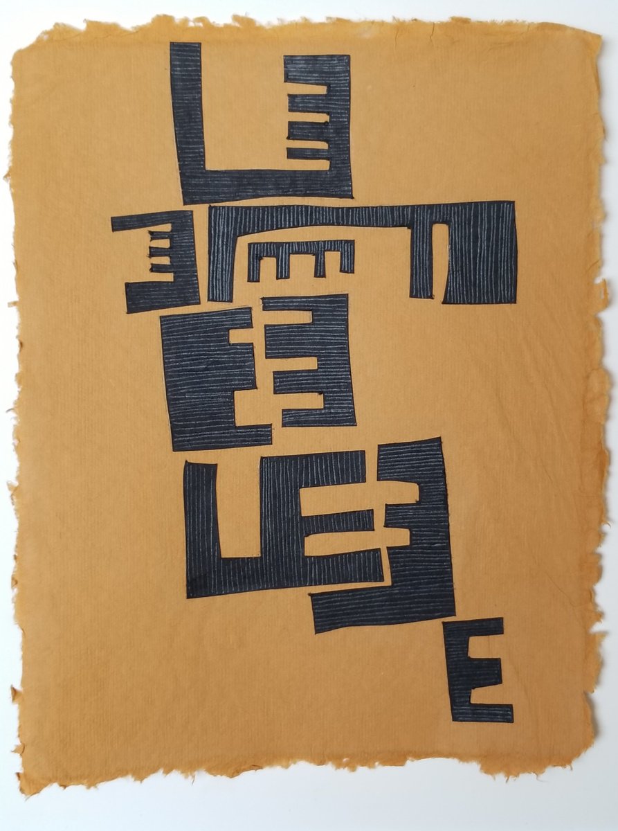 Abstract Collage By Anna Jannack, 9 X 11, Shapes Jammin Ii, Original Artwork