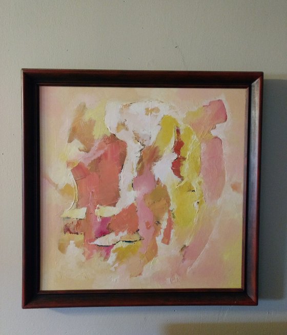 Warm shadows. framed original oil painting