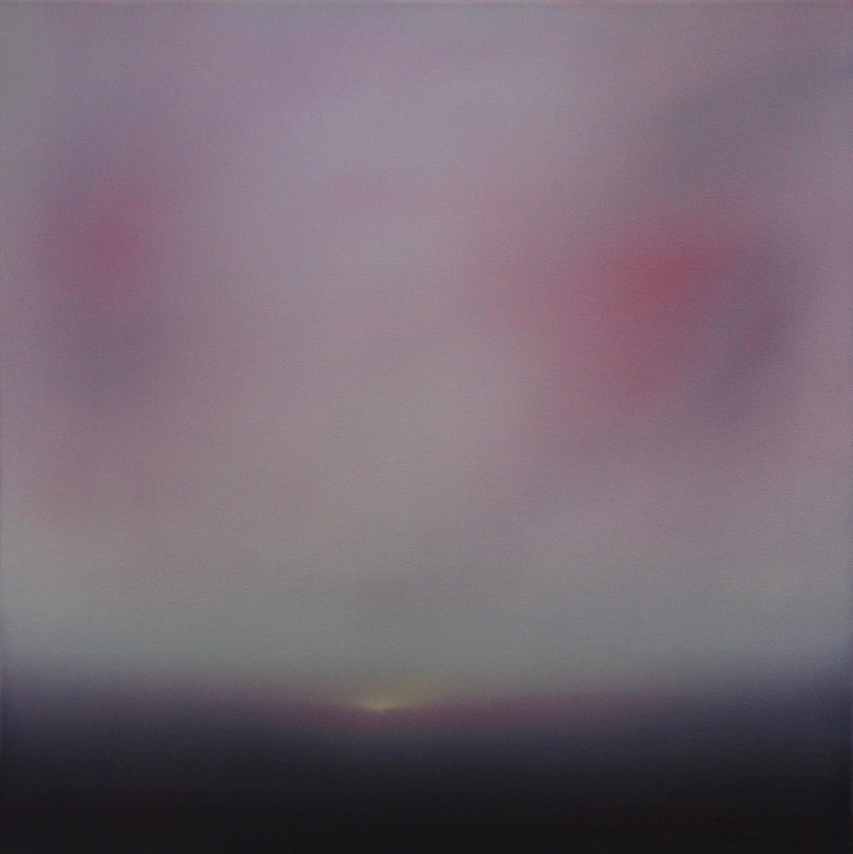 Abstract Landscape Oil Painting By Jonathan Speed, 20 X 20, Peaceful Lands, Original Artwork