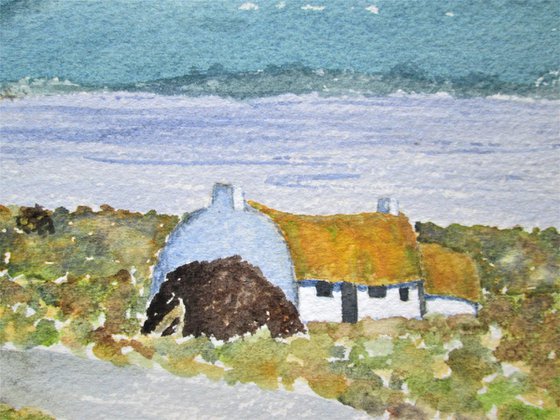 Peat Huts After Paul Henry