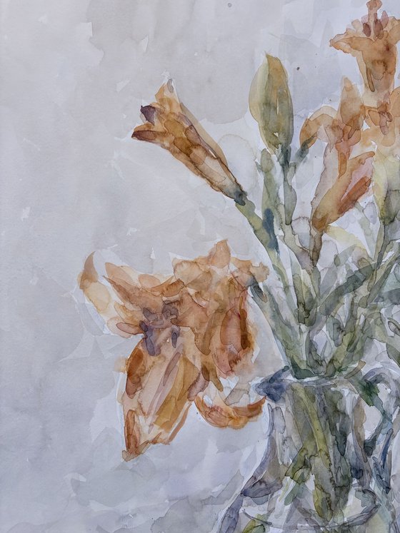 Lilies 50x65 cm 2025
