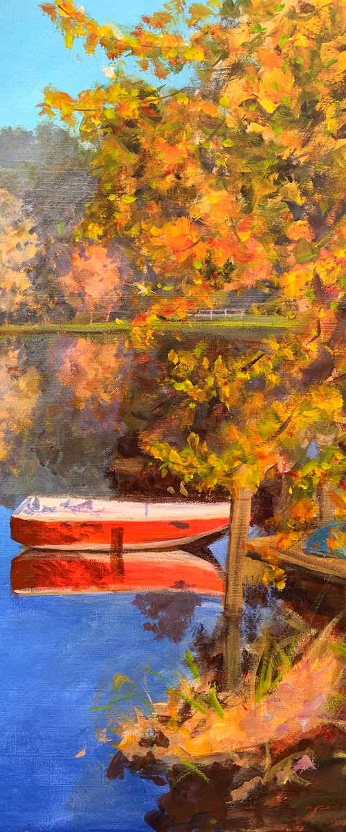 The red boat by Shelly Du