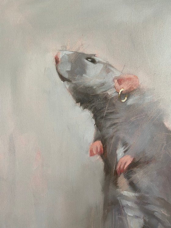 Christmas rat.