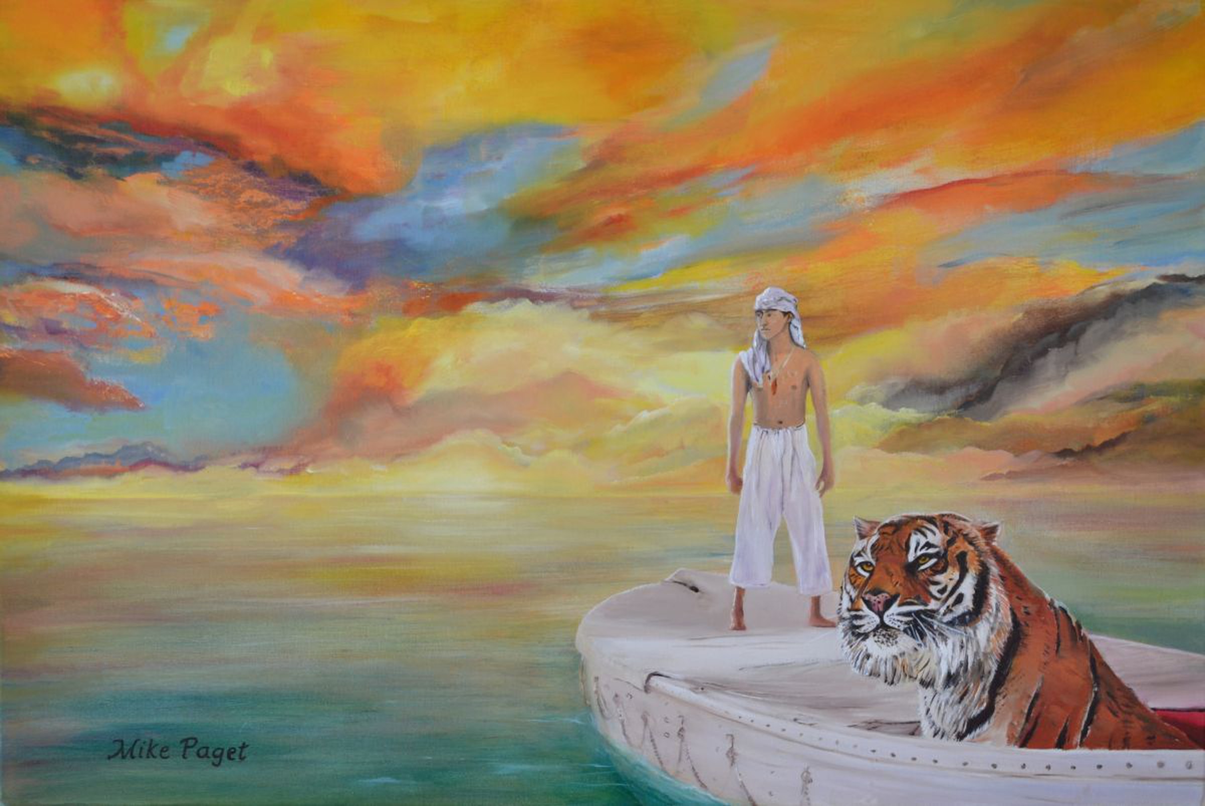 Life Of Pi 2014 Painting By Mike Paget Artfinder