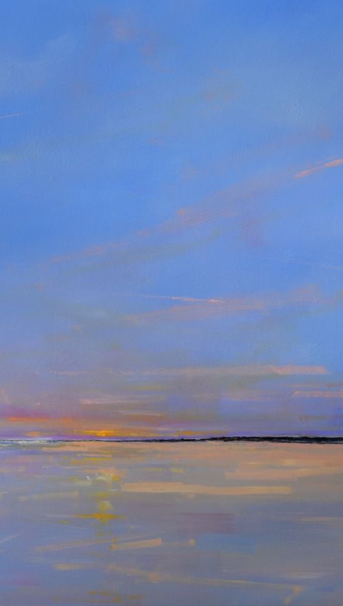 Holkham Bay, day break. by Tom Cringle