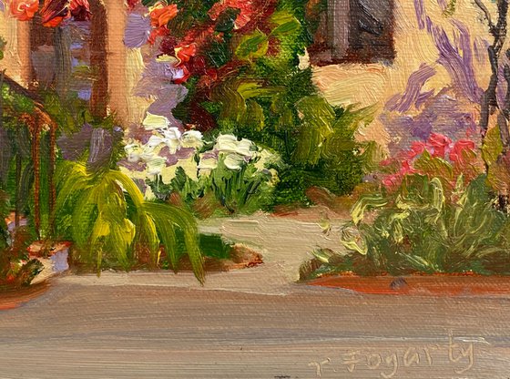 House With Bougainvillea