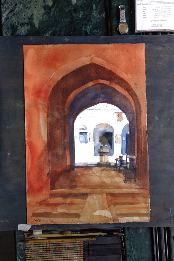 Darkness to light at an Ashram