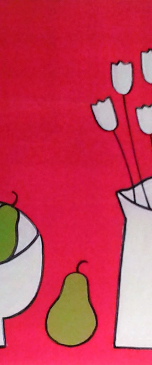 Red Still Life 3 by Jan Rippingham