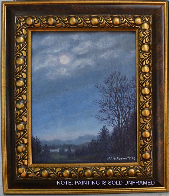Nocturne in Blue # 2 - 10X8 oil (SOLD)