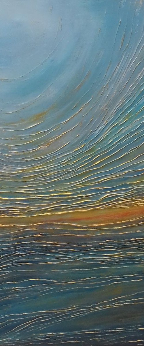 Abstract art -  RAY OF HOPE by VANADA ABSTRACT ART