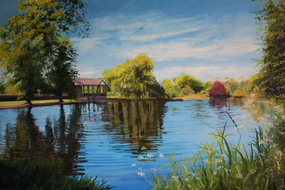 Broomfield Park London SOLD (Commission work for ArtFinder Client)