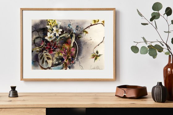 Florals in Japanese Vase