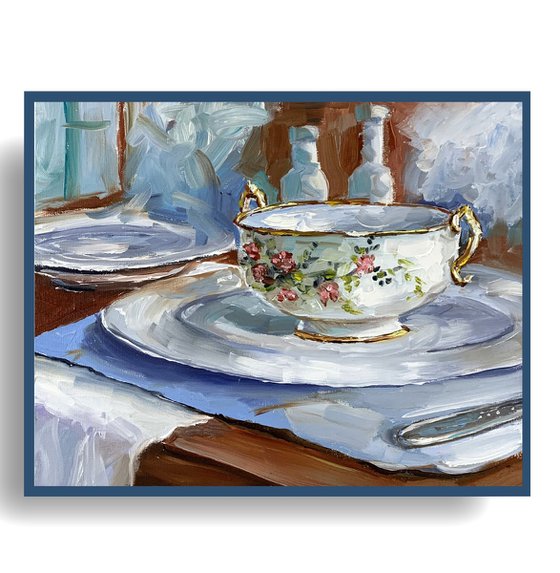 Dinner time. still life