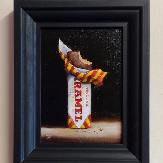 Tunnocks Caramel wafer still life