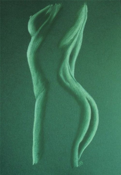 Nude 25 Green by Angela Stanbridge