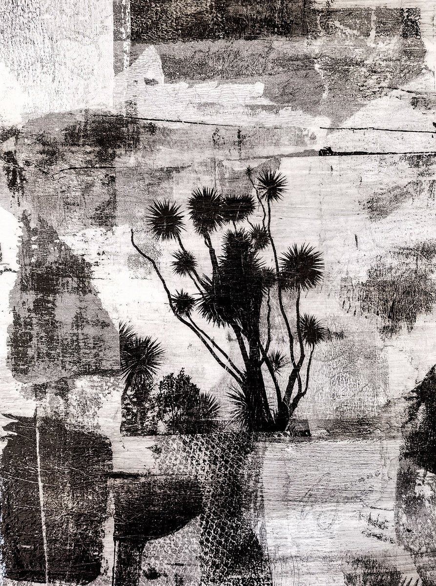 Abstract Collage By Roseanne Jones, 6 X 8", Embody, Original Artwork