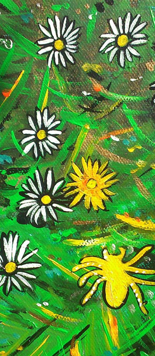 Yellow Spider 2 by Maria Luisa  Azzini