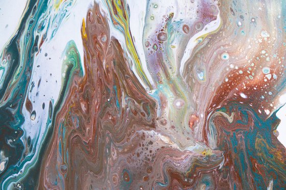 Earth Tone Abstract Painting