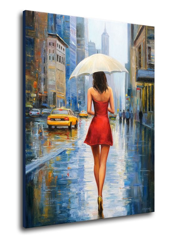 Rainy Street in New York