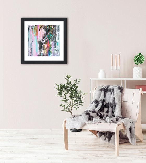 Illuminations #4 - Framed and ready to hang - original abstract painting
