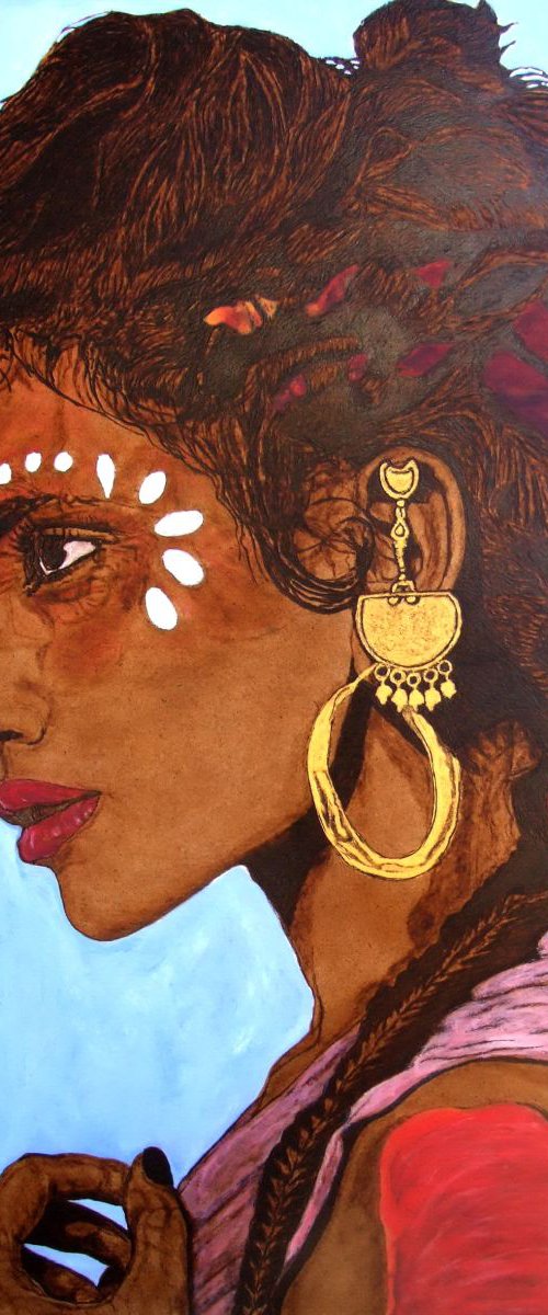 Native Beauty by MILIS Pyrography