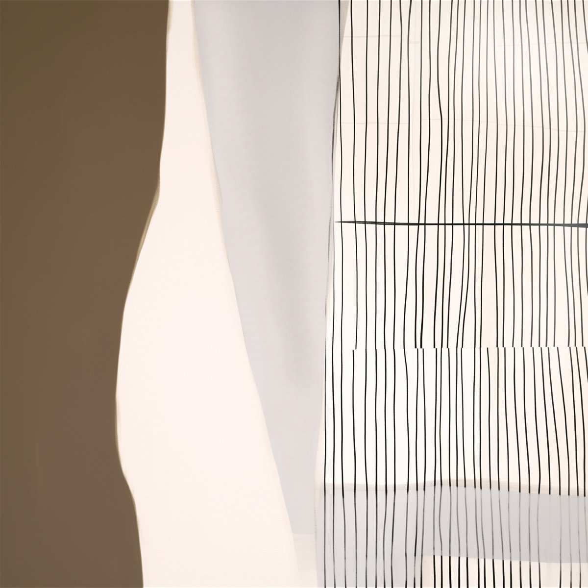 Abstract Acrylic Painting By V+V Kniazievi, 31 X 31", Coffee With Milk #2, Original Artwork