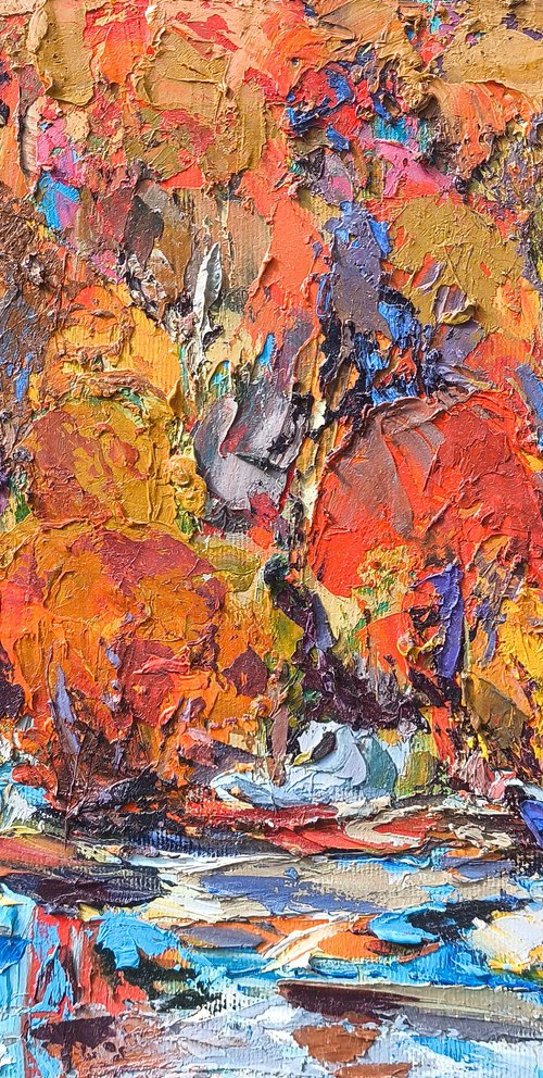 Golden Fire by the Water by Sergey Arustamyan