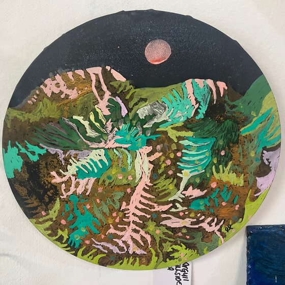 Argyll hillside nightfall