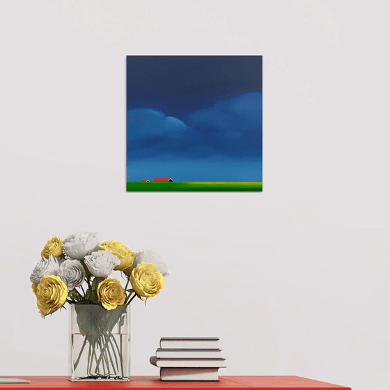 Sunshine over the fields