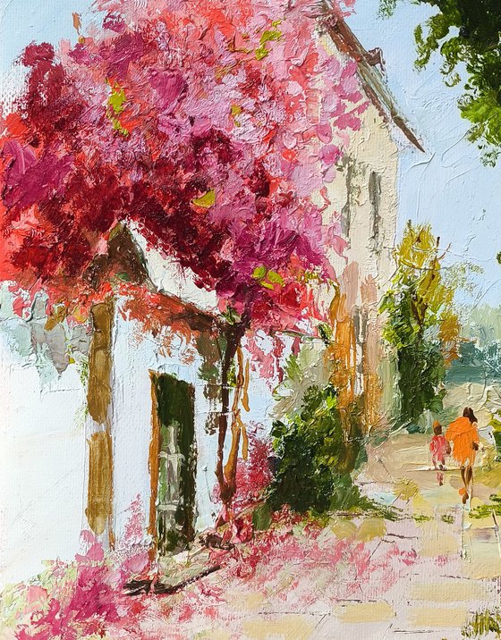 Bougainvillea Pathway