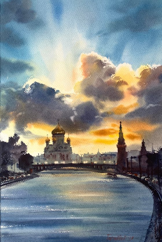 Sunset over Moscow #2
