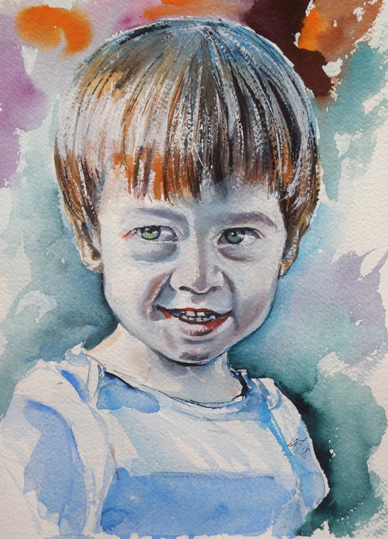 Boy in the sunlight