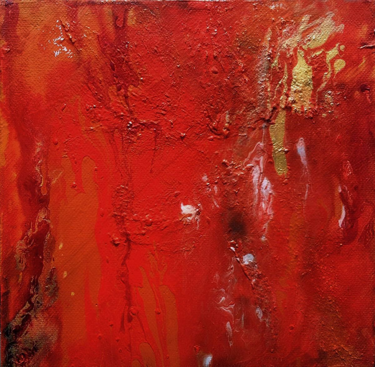 Red Planet Abstract by Arti Chauhan