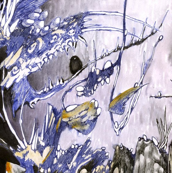 Mother bird flew away