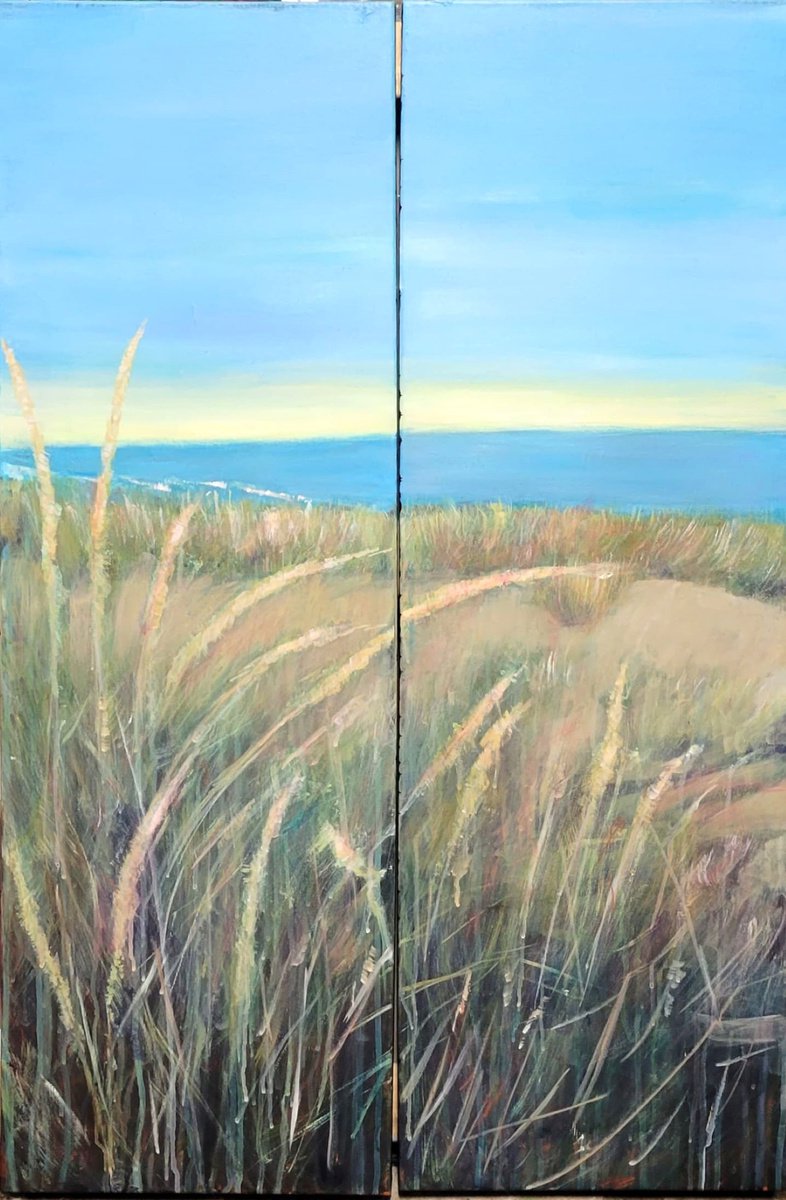 Beach Grasses a Doppio by Leah Kohlenberg Fine Art