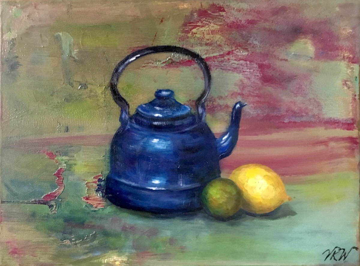 Photorealistic Oil Painting , Cobalt By Vera Klimova, 16 X 12, Artwork For Sale On Artfinder