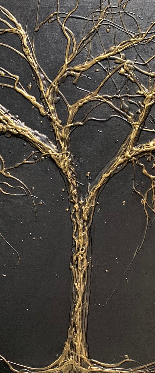 Gold Tree of Life by Carol Wood