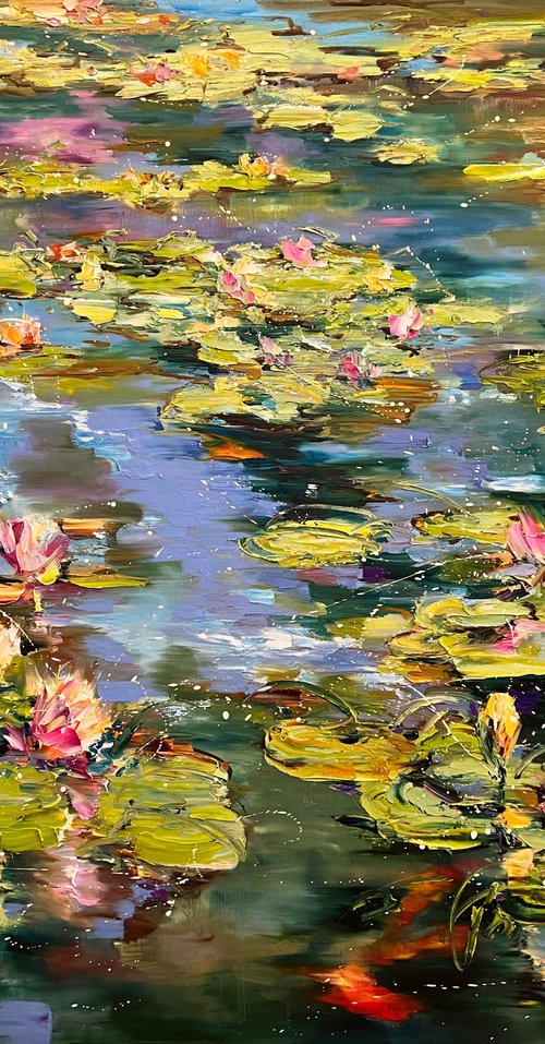 Blooming Water Lilies by Diana Malivani