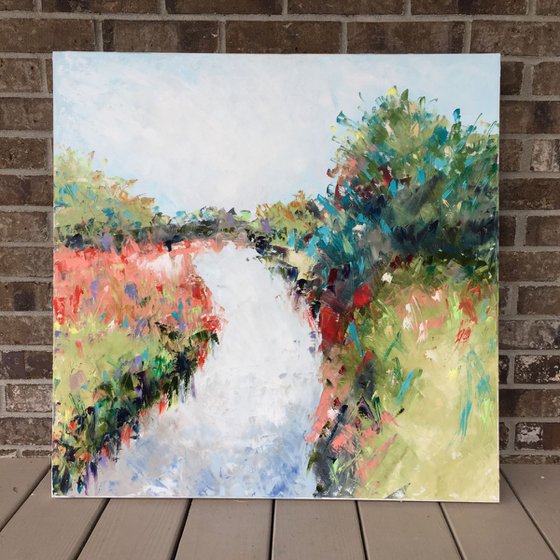 Marsh Stream 30"x30"