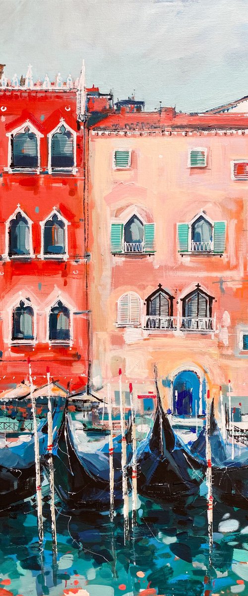 Venice - By The Grand Canal by Irina Rumyantseva