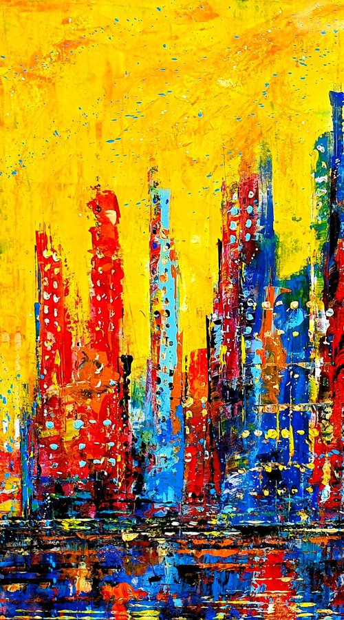 Abstract Big City by Jovan Srijemac