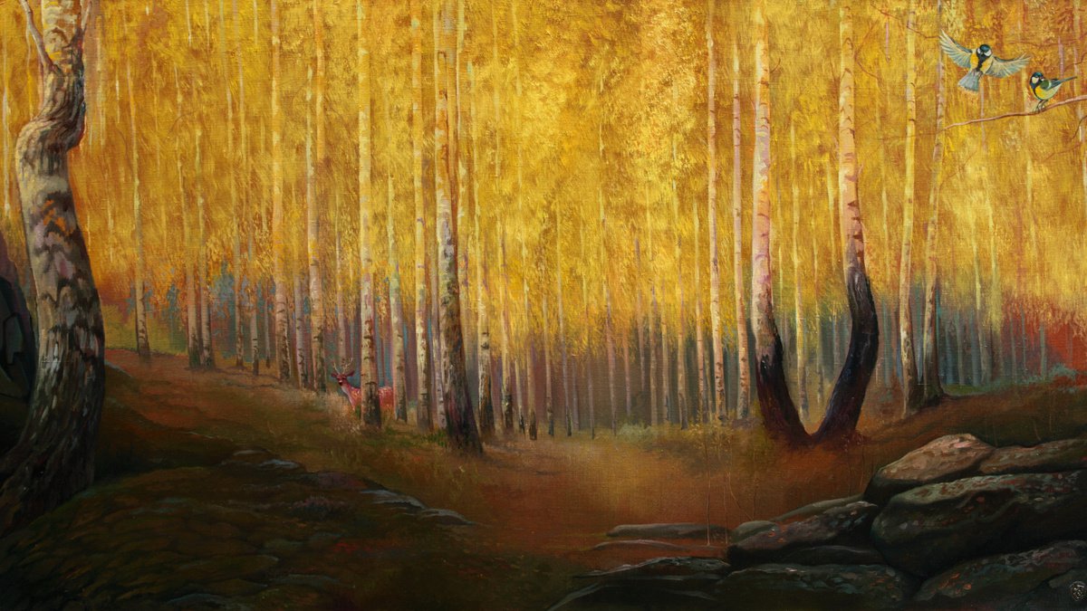 Autumn gold by Sergey Lesnikov