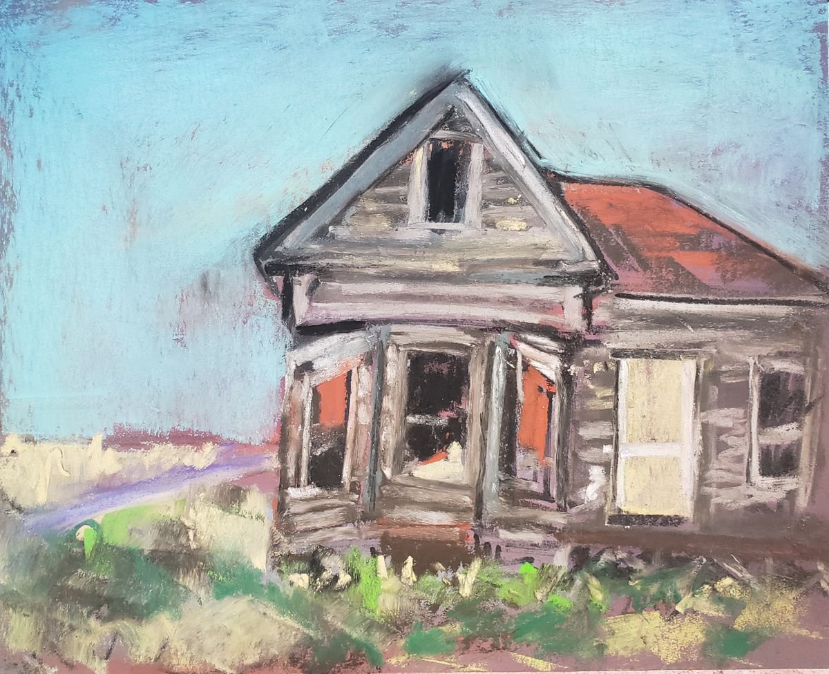 This old house (aka. ghost town) by Leah Kohlenberg Fine Art