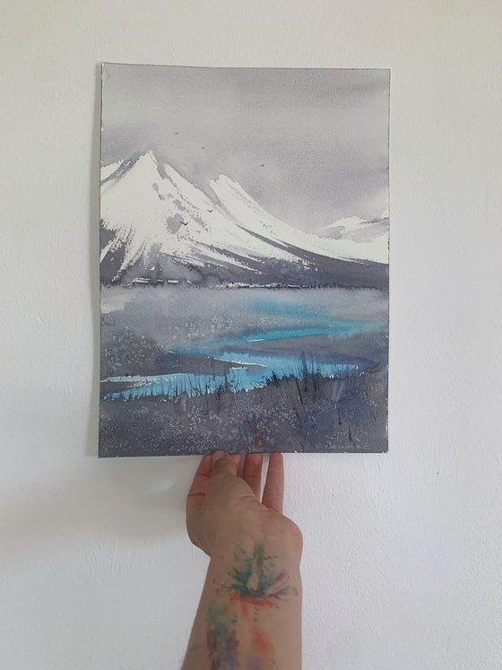 Stillness of Snow (Diptych)