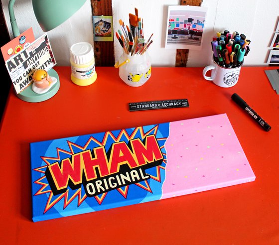 Wham Bar Retro Sweets Painting